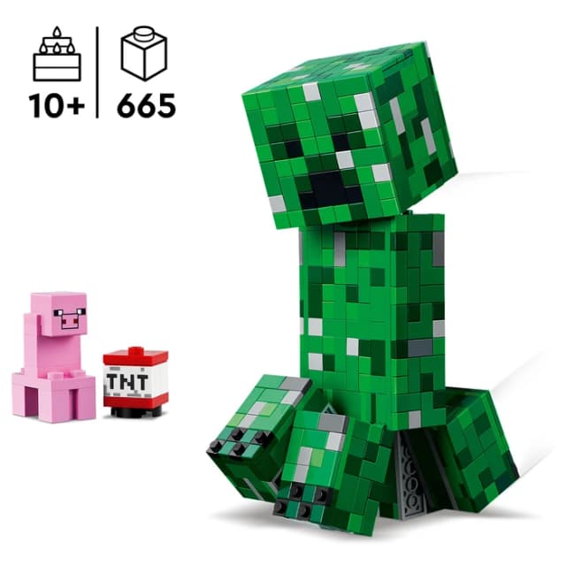 Detalle de LEGO Minecraft Der Creeper 21276 – Creeper-Modell mit Action- und Modellmodus