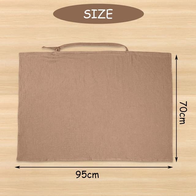 Detalle 2 de Aolso Tablier Allaitement Couverture Coton 360°