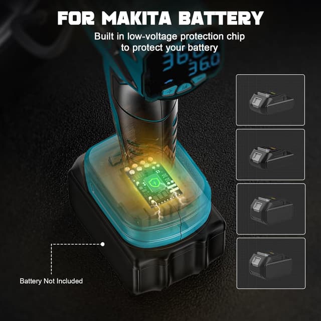 Thumbnail 6 de Ecarke Cordless Tire Inflator Makita 18V