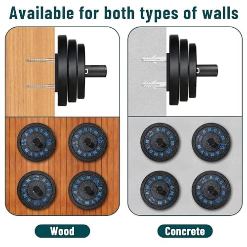 Thumbnail 4 de Lot de 4 supports MIUONO pour disques olympiques, 5,1 cm ⚙