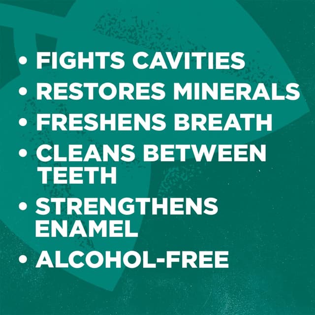 Detalle de Tom's of Maine Whole Care Natural Fluoride Mouthwash (Fresh Mint) – 16 oz Bottles, Pack of 3