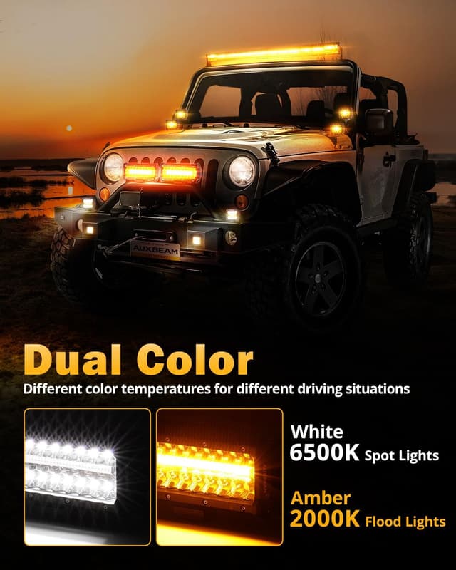 Thumbnail 4 de Auxbeam 7" 300W LED Light Bar