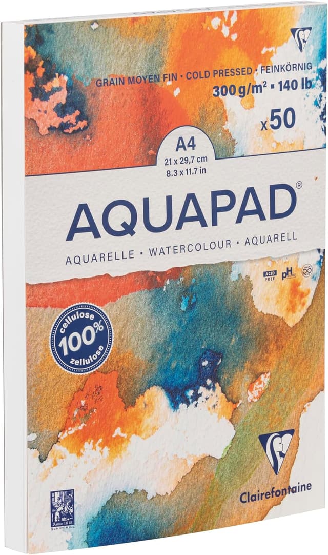 Detalle de Clairefontaine 975721C Goldline Aqua 300 g