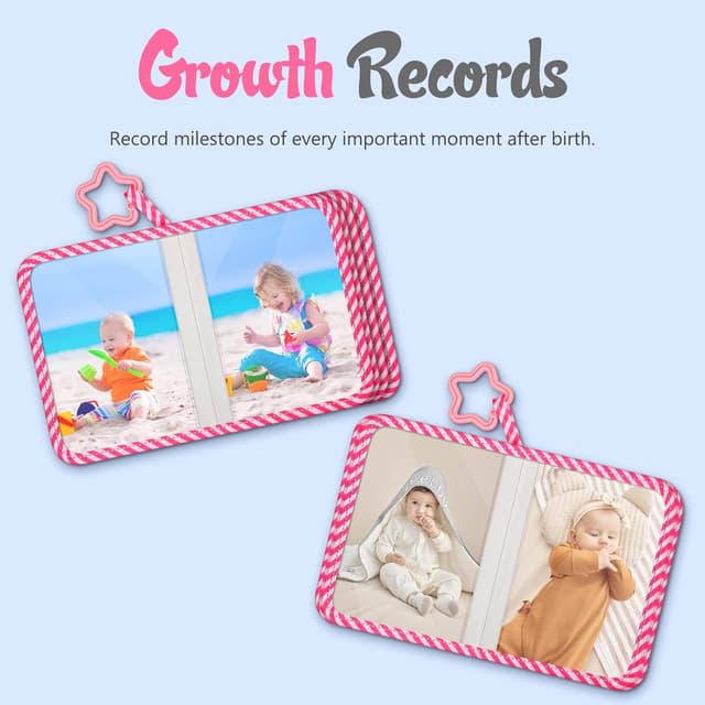 Detalle de Fintie Baby Fotoalbum 4x6 Zoll, 18 Fotos