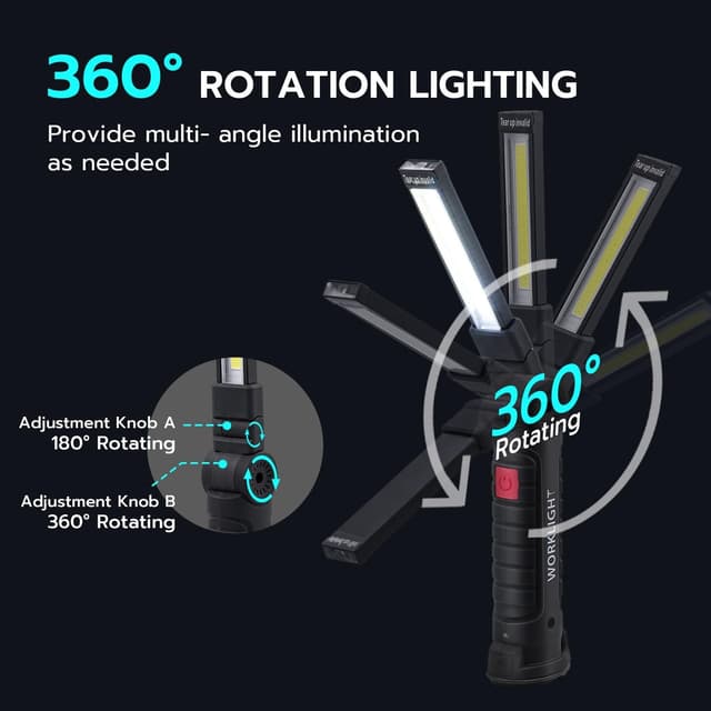 Detalle 2 de Tolesum Torcia Ricaricabile 500mAh 🔦