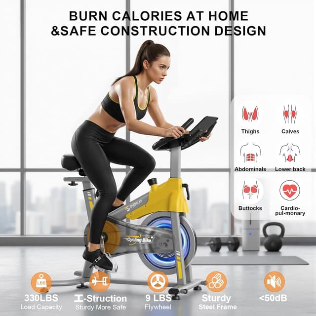 Thumbnail 2 de EYESUN QM-530W Indoor Magnetic Exercise Bike