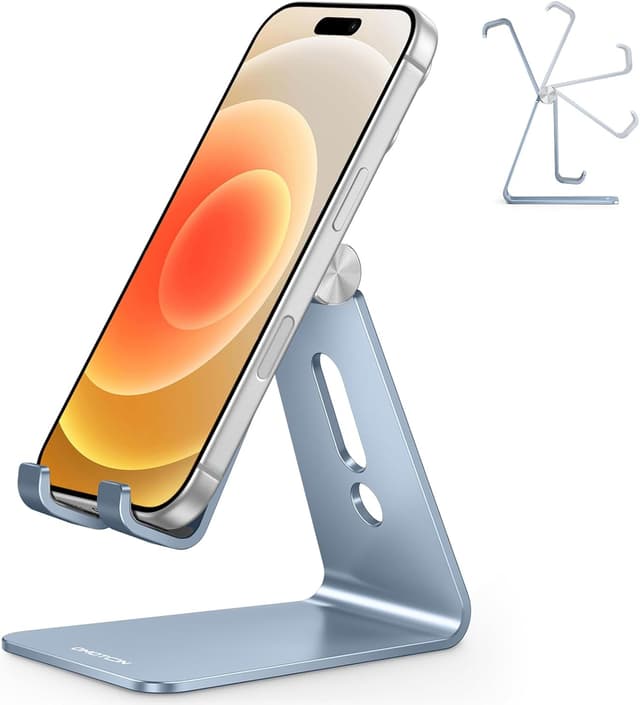 Thumbnail 5 de OMOTON Adjustable Aluminum Phone Stand with Charging Port