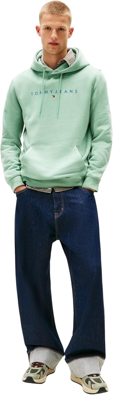 Detalle de Tommy Jeans Men’s Linear Logo Hoodie