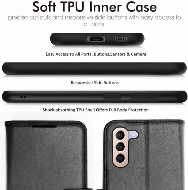 Detalle 1 de TECHGEAR Galaxy S23 leather case