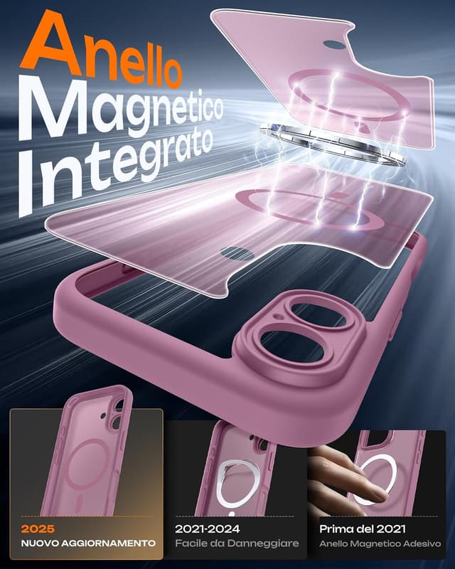 Thumbnail 2 de Tocol Cover Magnetica per iPhone 17 6,3 pollici