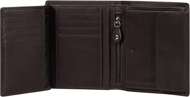 Detalle de Samsonite Attack 2 SLG Geldbörse mit RFID-Schutz – Braun (Ebony Brown)