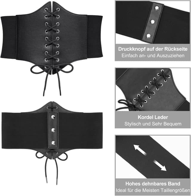 Thumbnail 2 de SUOSDEY Damen Korsettgürtel 7 Größen