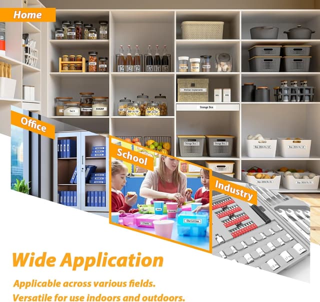Thumbnail 4 de NineLeaf 3 X Laminated Label Tape 12mm