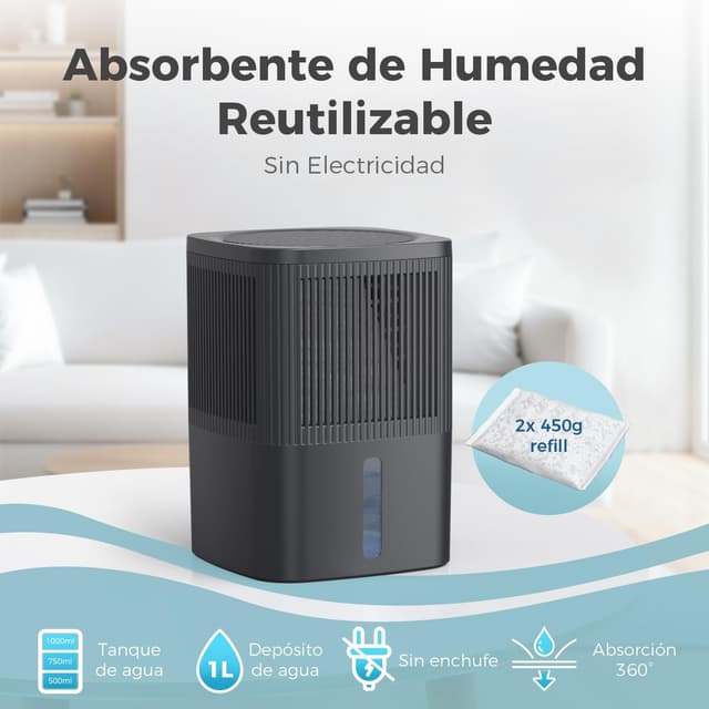 Detalle 2 de AROEVE Deshumidificador 450g x2