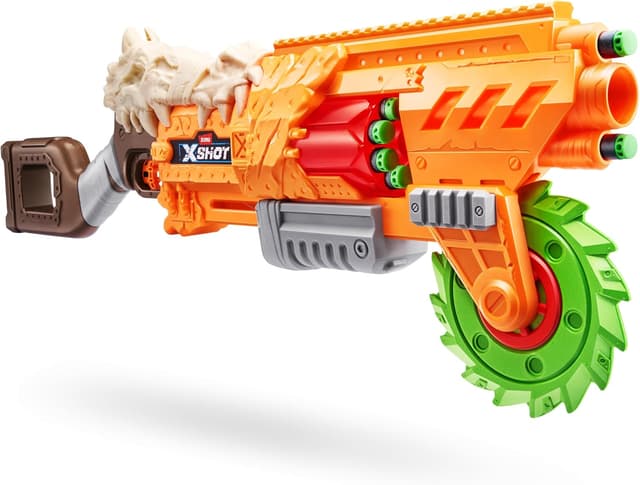 Detalle de XSHOT Insanity HorrorFire Doomsday Blaster von Zuru mit 16 Darts und Air Pocket Technology