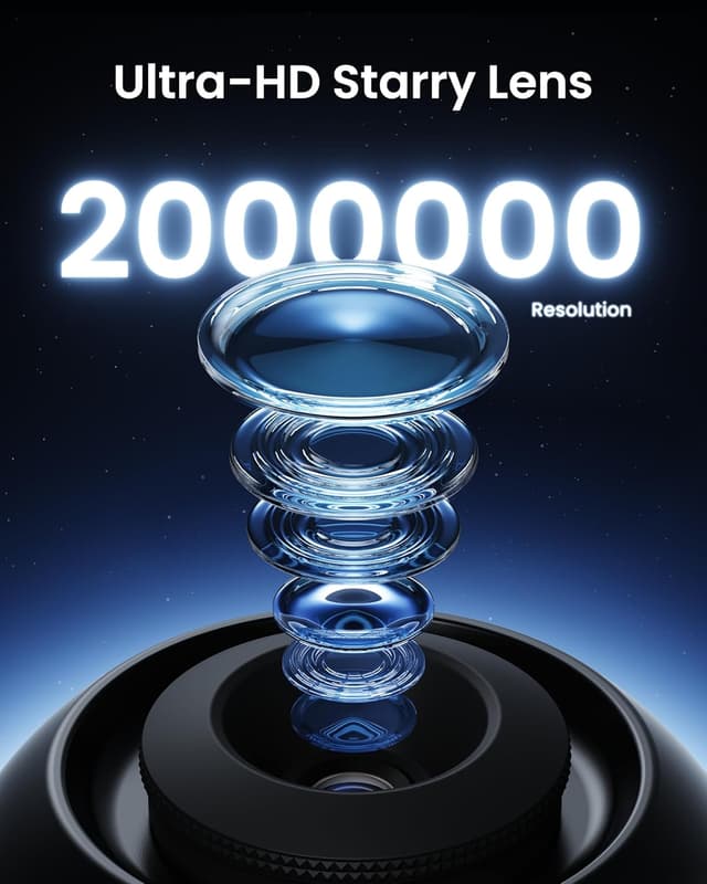 Detalle de POCOCO Galaxy Projector 2 discs star light