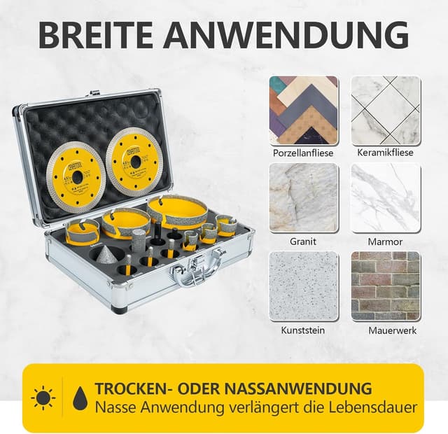 Thumbnail 6 de Upgrade Profi M14 Diamantbohrer-Set 15-tlg