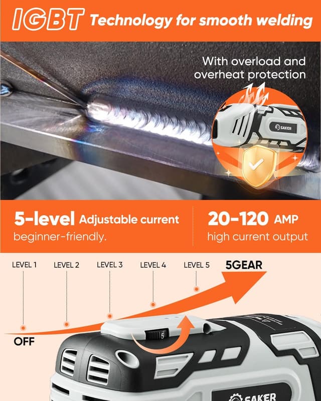 Thumbnail 3 de Saker Portable Welding Machine 110V 🛠️