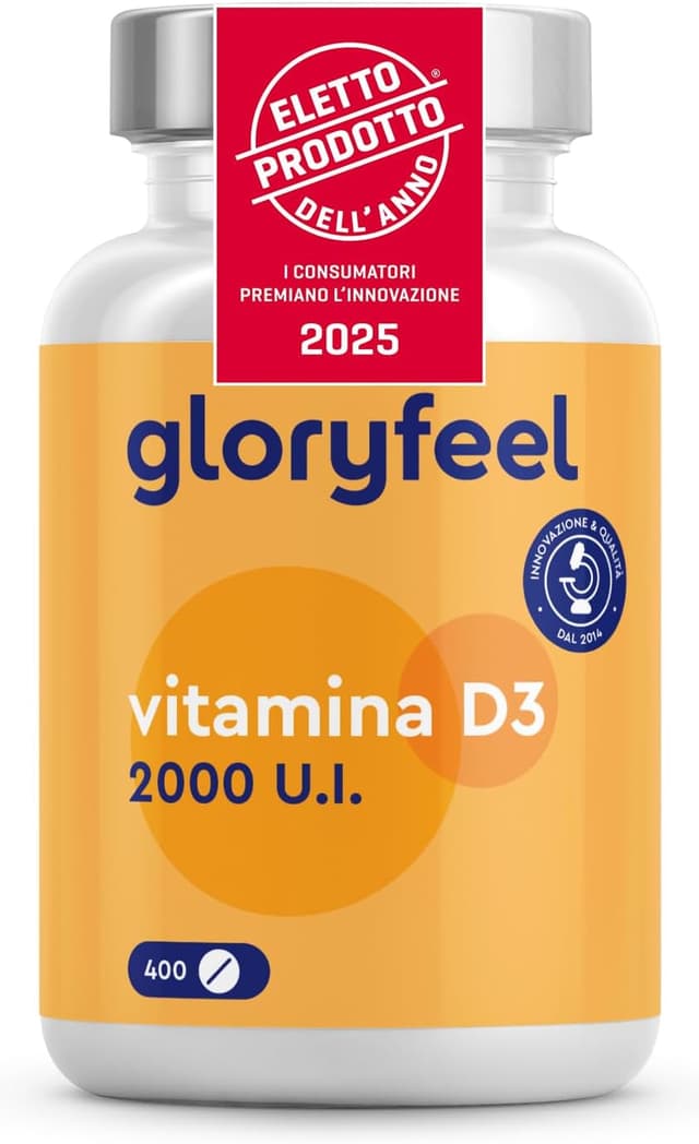 Imagen de Vitamina D 2000UI 400 compresse per ossa e immunità en OfertitasTOP