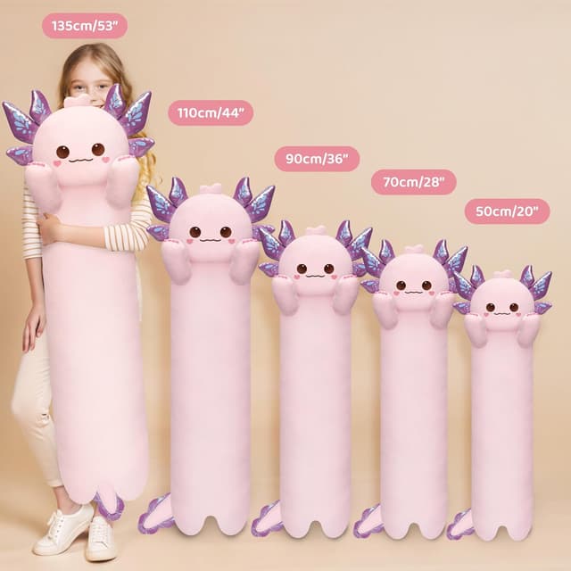 Thumbnail 5 de Mewaii Coussin Axolotl 110 cm