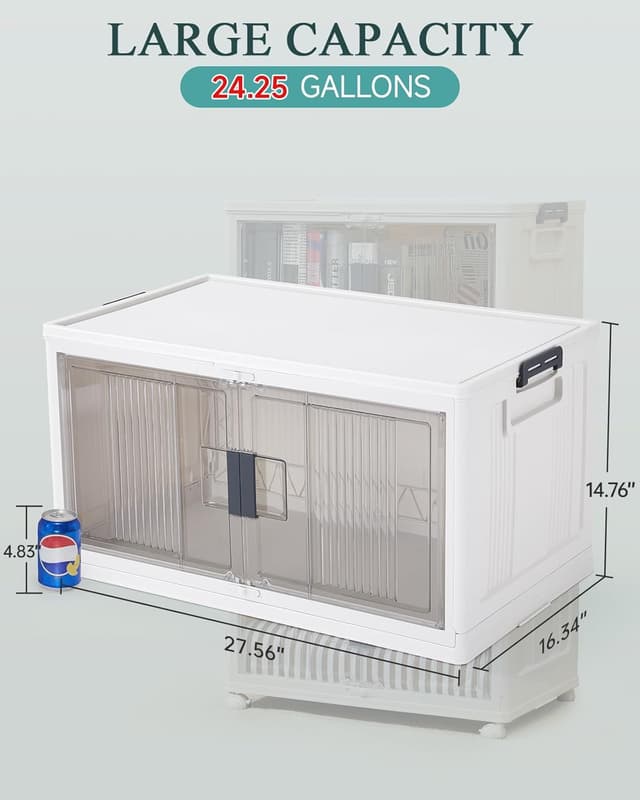 Thumbnail 6 de OlarHike 97QT Stackable Storage Bin