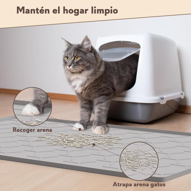 Detalle 2 de Garoopion Alfombra 86x56 cm para gato