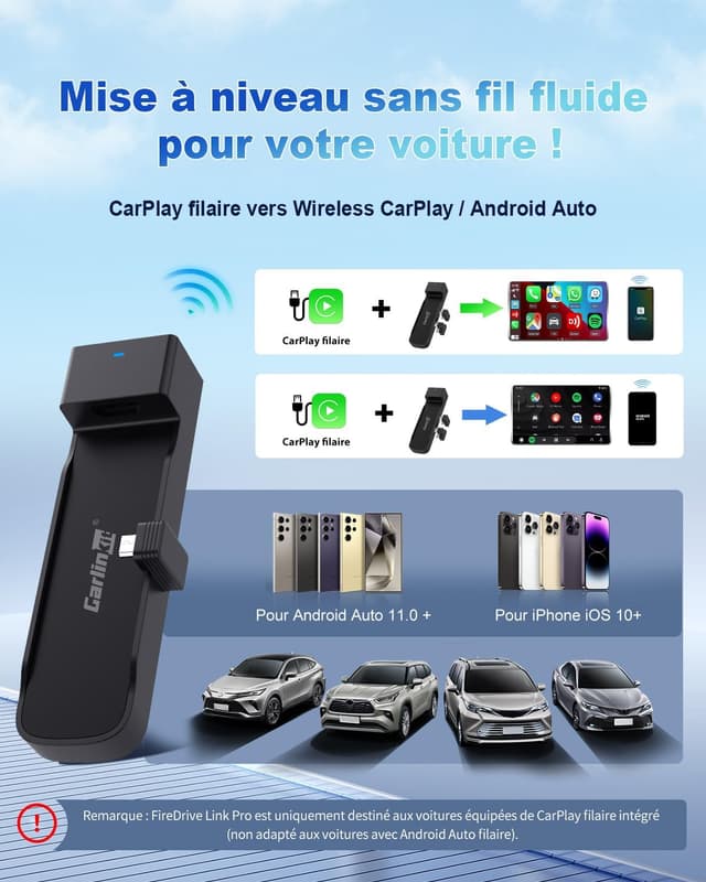 Thumbnail 3 de Carlinkit FireDrive Link Pro adaptateur CarPlay sans fil