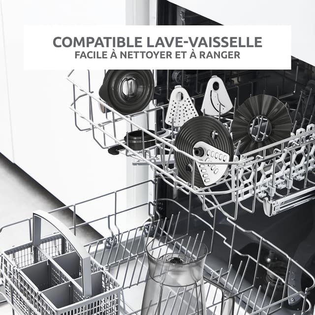 Detalle 2 de Moulinex Easy Force robot multifonction 3 L, 800 W đœ