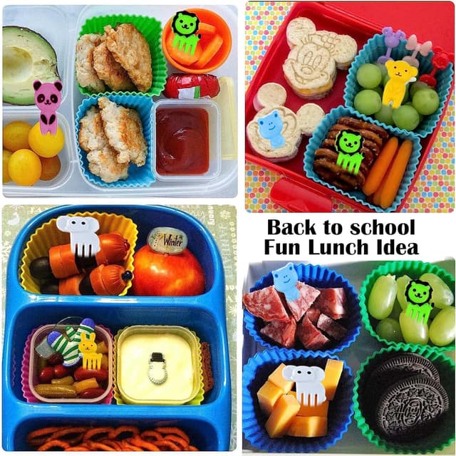 Thumbnail 2 de Silicone Lunch Box Dividers Pack