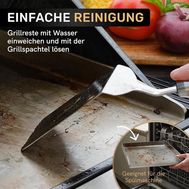 Thumbnail 5 de AMZBBQ Set Premium Plancha piastra 40x30 cm in acciaio inox ⛱