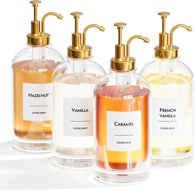 Detalle de Coffee Syrup Dispenser Set 500 ml