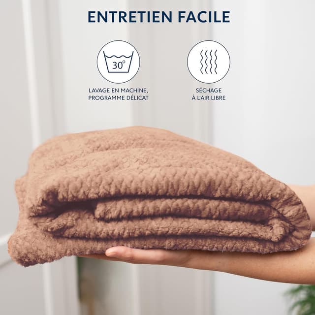 Detalle de Dreamzie plaid canapé 220 x 270 cm