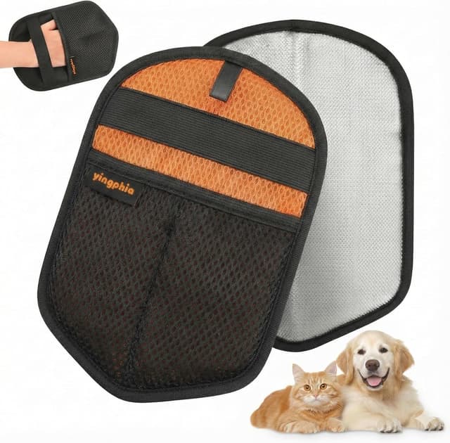 Thumbnail 6 de yingphia Washable Reusable Pet Hair Remover Glove (black, 1pcs)