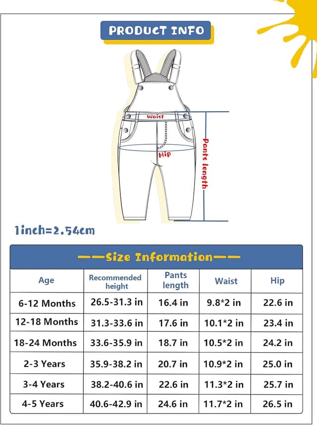 Thumbnail 6 de KIDSCOOL SPACE Denim Overalls for Kids