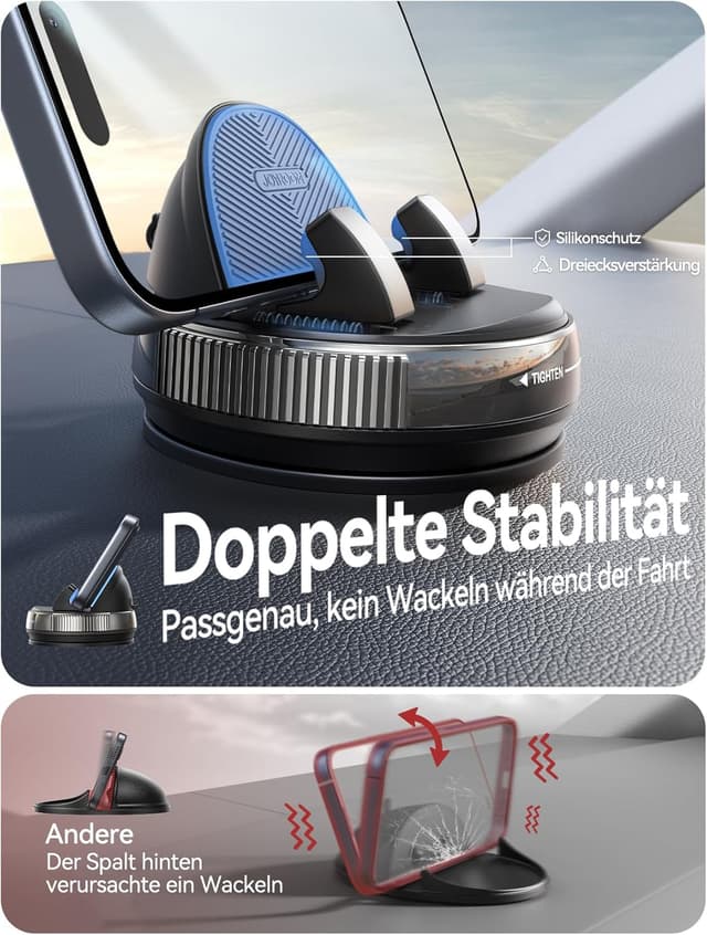 Detalle 2 de JOYROOM Handyhalterung Auto Armaturenbrett 19 mm