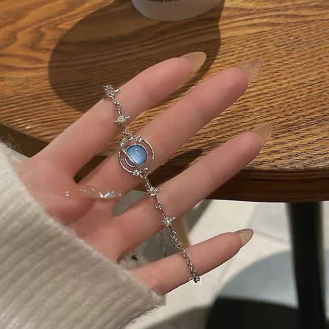 Detalle 2 de YOSKAEDI Romantisches Armband 2er Set 17 bis 22 cm