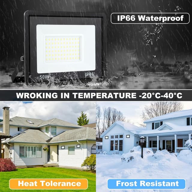 Detalle 2 de Fynokst 50W Focos LED 5400LM IP66