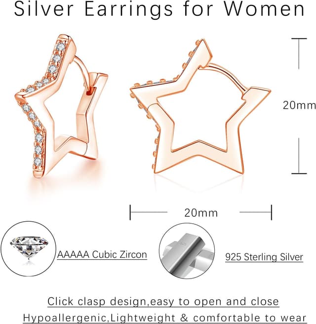 Thumbnail 1 de Cangall Sterling Silver Hoop Earrings