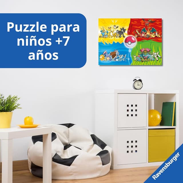 Detalle de Ravensburger Puzzle Pokémon 150 piezas, 49×36 cm 🧩