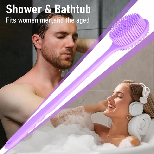 Thumbnail 4 de KXF Silicone Back Scrubber 37.5cm long handle