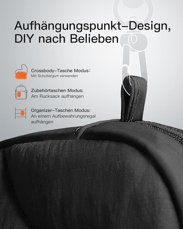 Thumbnail 5 de Inateck Leicht Kabeltasche Organizer 85 g