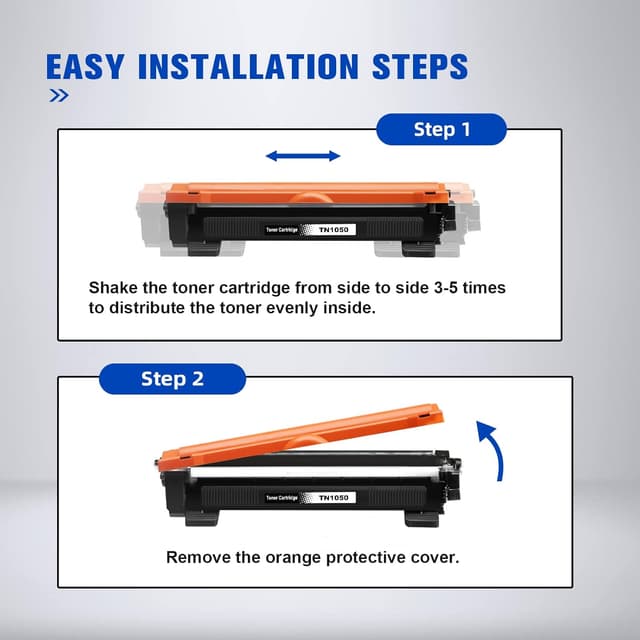 Detalle 2 de Q-image TN1050 / TN 1050 compatible toner cartridges (2 black) for Brother TN-1050 printers