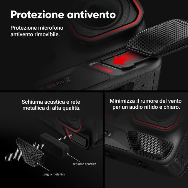 Detalle 1 de Insta360 Ace Pro 2 action camera 1/1,3