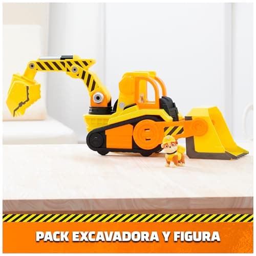 Detalle de Rubble & Crew Pack Excavadora + Figura Rubble 6068074 🚂