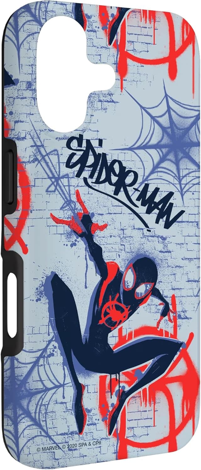 Detalle de Custodia per iPhone 17 Spider-Man graffiti