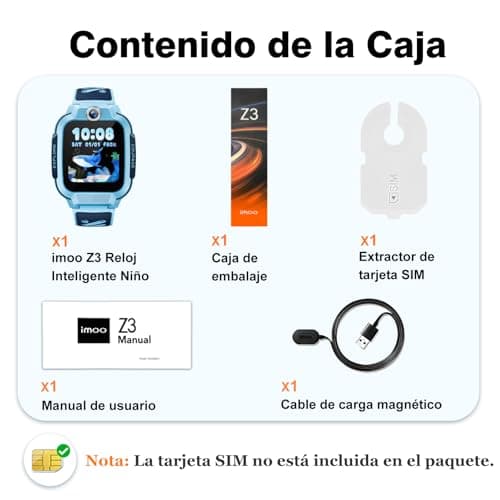 Thumbnail 8 de imoo Z3 Reloj Inteligente para Niño con GPS, llamadas y videollamada 4G