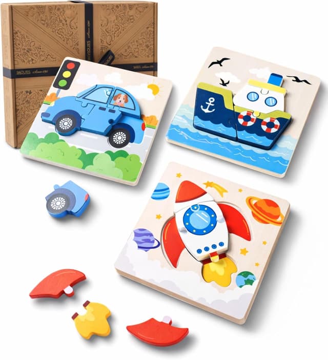 Detalle de Jaques of London Vehicle Puzzles