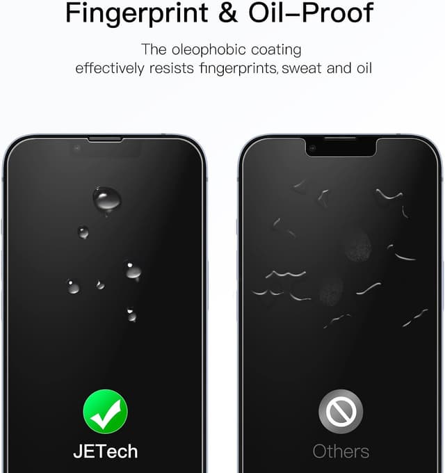 Detalle 1 de Jetech pellicola 9H per iPhone 14 6,1