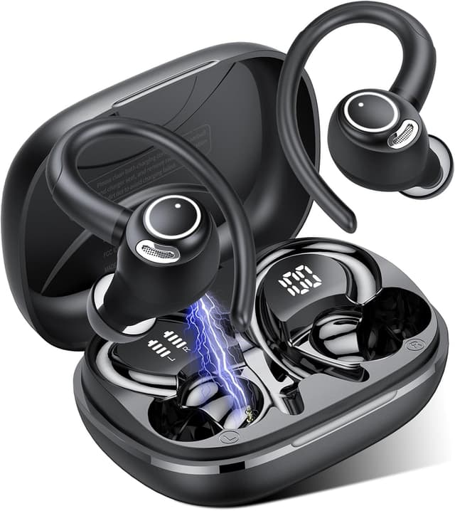 Detalle de Jesebang Bluetooth Kopfhörer Sport – In Ear mit IP7 und 40 Std