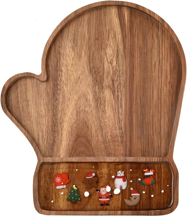 Imagen de Guowall Weihnachts-Holztablett 25×21,5 cm 🍽 en OfertitasTOP